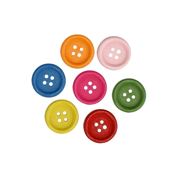 2cm Craft Wooden Buttons